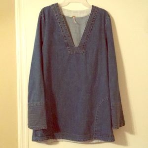 Free People denim dress!